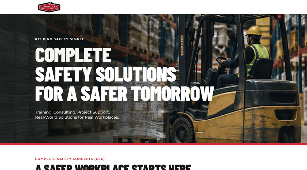 Complete Safety Concepts website